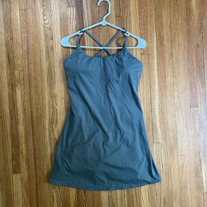 Halara Everyday Cloudful™ Backless 2-in-1 Flare Golf Dress-Wannabe